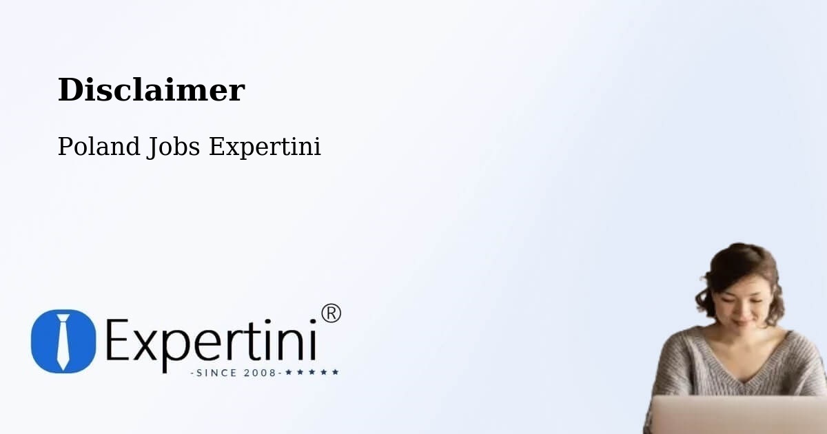 Disclaimer – Rokitno - Poland Jobs Expertini